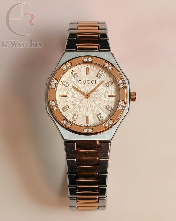 (OS) Gucci girls dual tone pink
