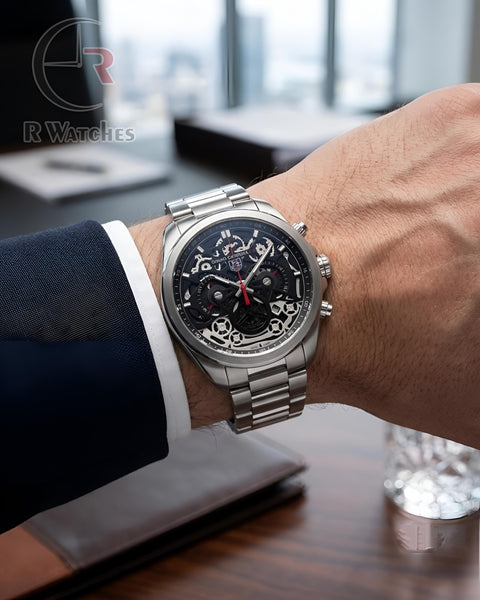 (OS)⭐ Tag CR7 machinery silver black