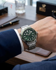 (OS)⭐ Snille Silver Green Dial