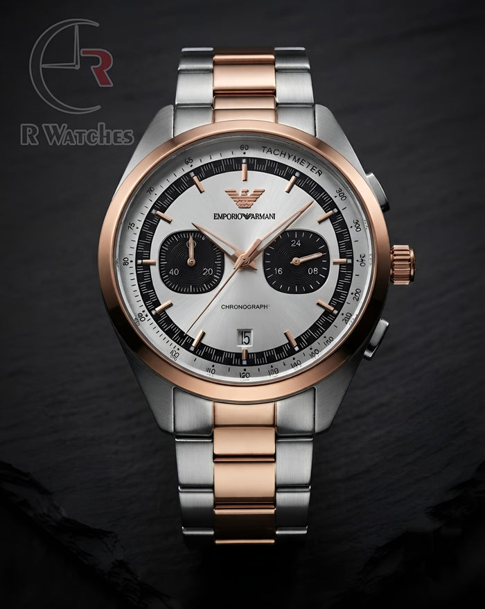 (OS) Armani Rose Gold White