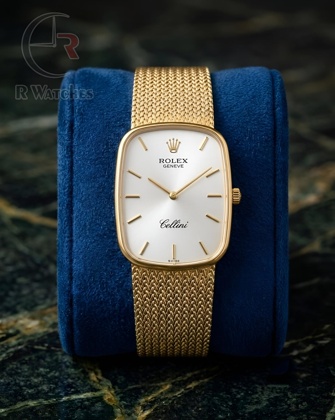 (OS) Rolex Square Gold White