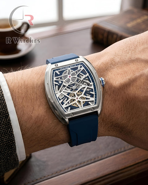 (OS) RM Automatic Silicon Silver Blue