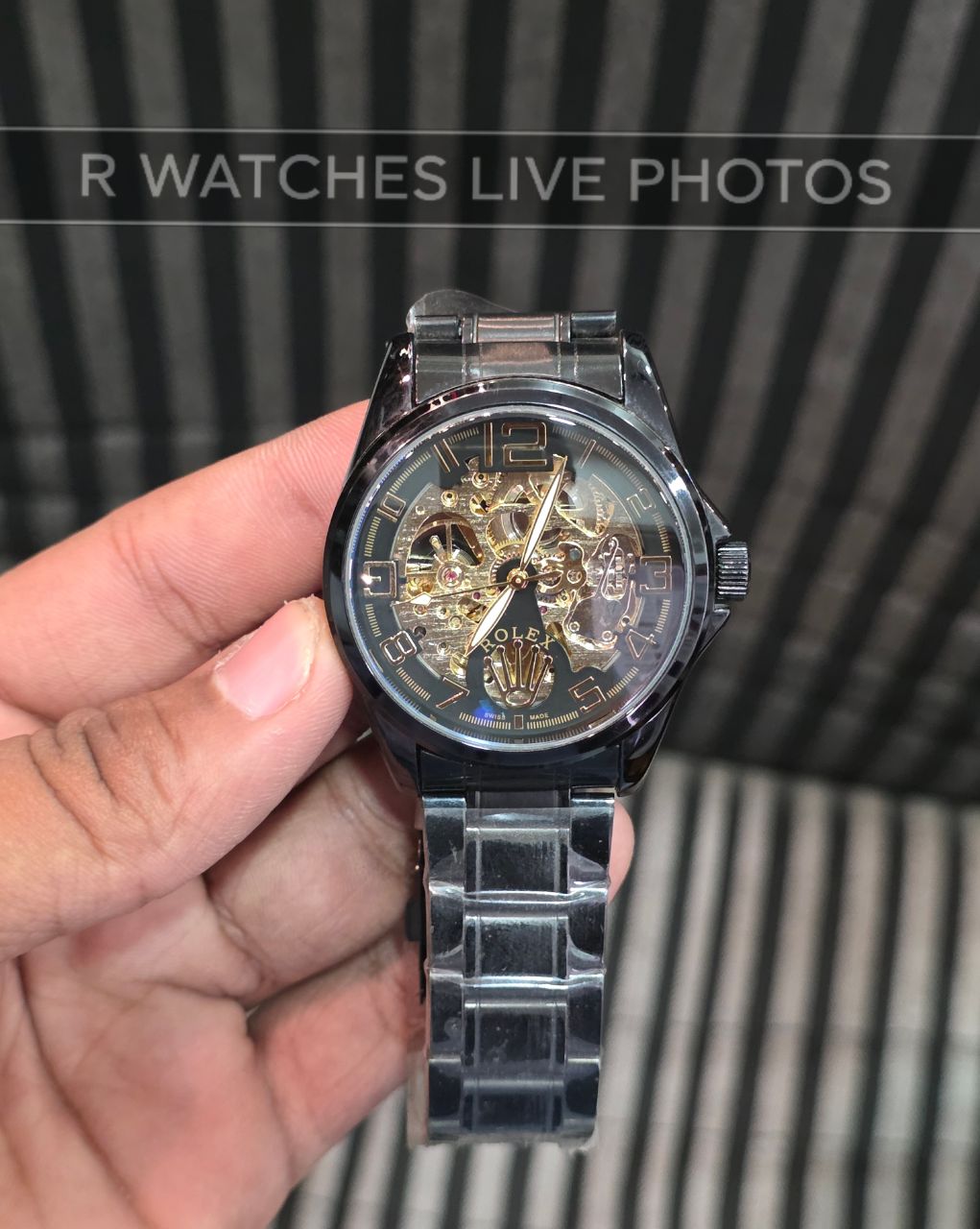 (OS)⭐ Rolex automatic metal full Black