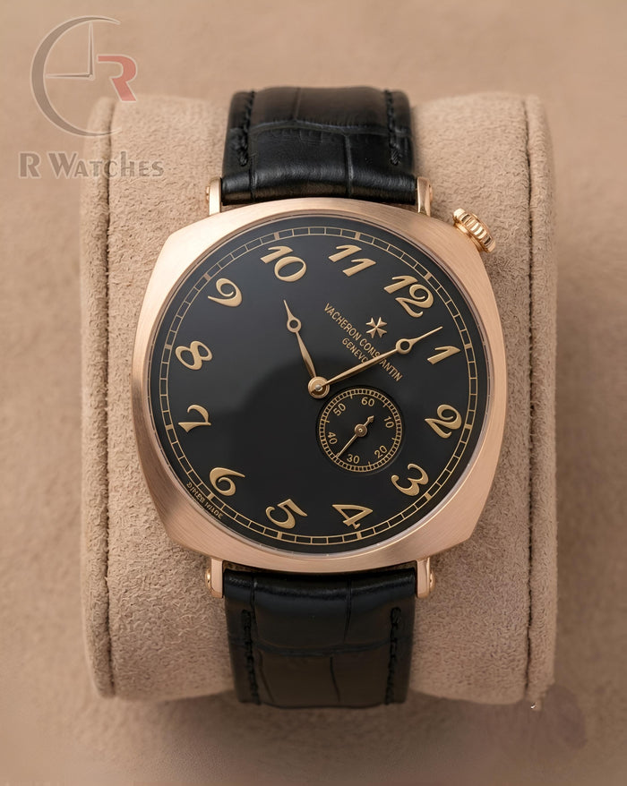 (OS) Vacheron Constantin Leather Rose Gold Black