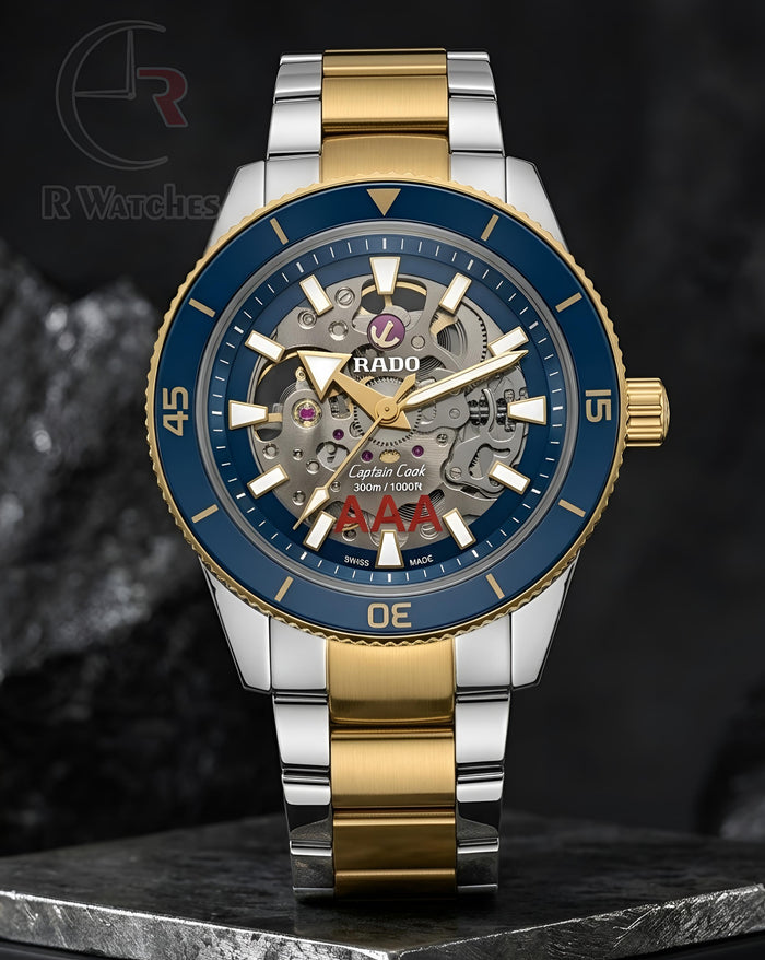 (OS2) Rado Automatic Dual Tone Blue