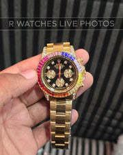 (OS2)⭐ Rolex rainbow gold