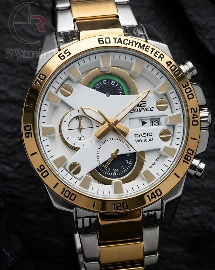 (OS4)🎥 Edifice Dual Tone white
