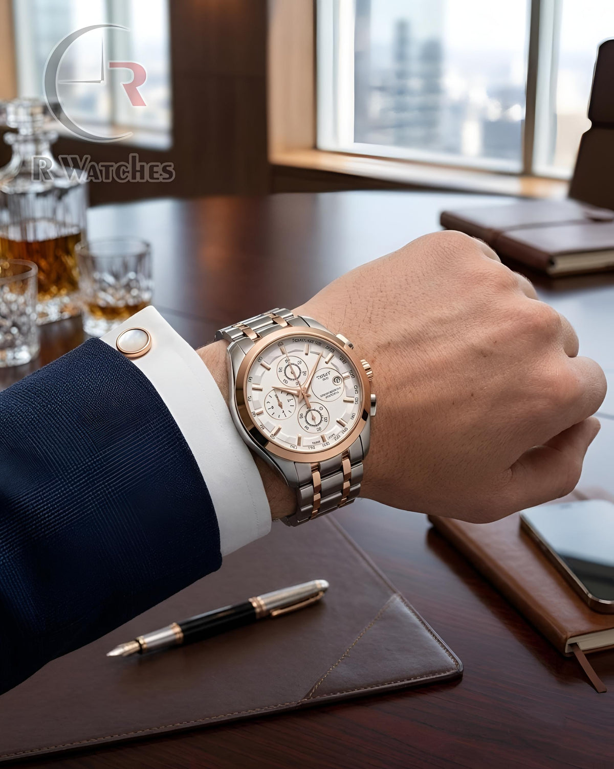 (SS)⭐ Tissot dual tone white