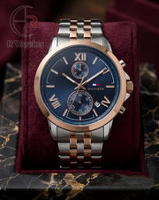 (OS) Tommy Hilfiger Rose Gold Blue