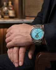 (OS) Rolex Automatic Tiffany Blue Silver