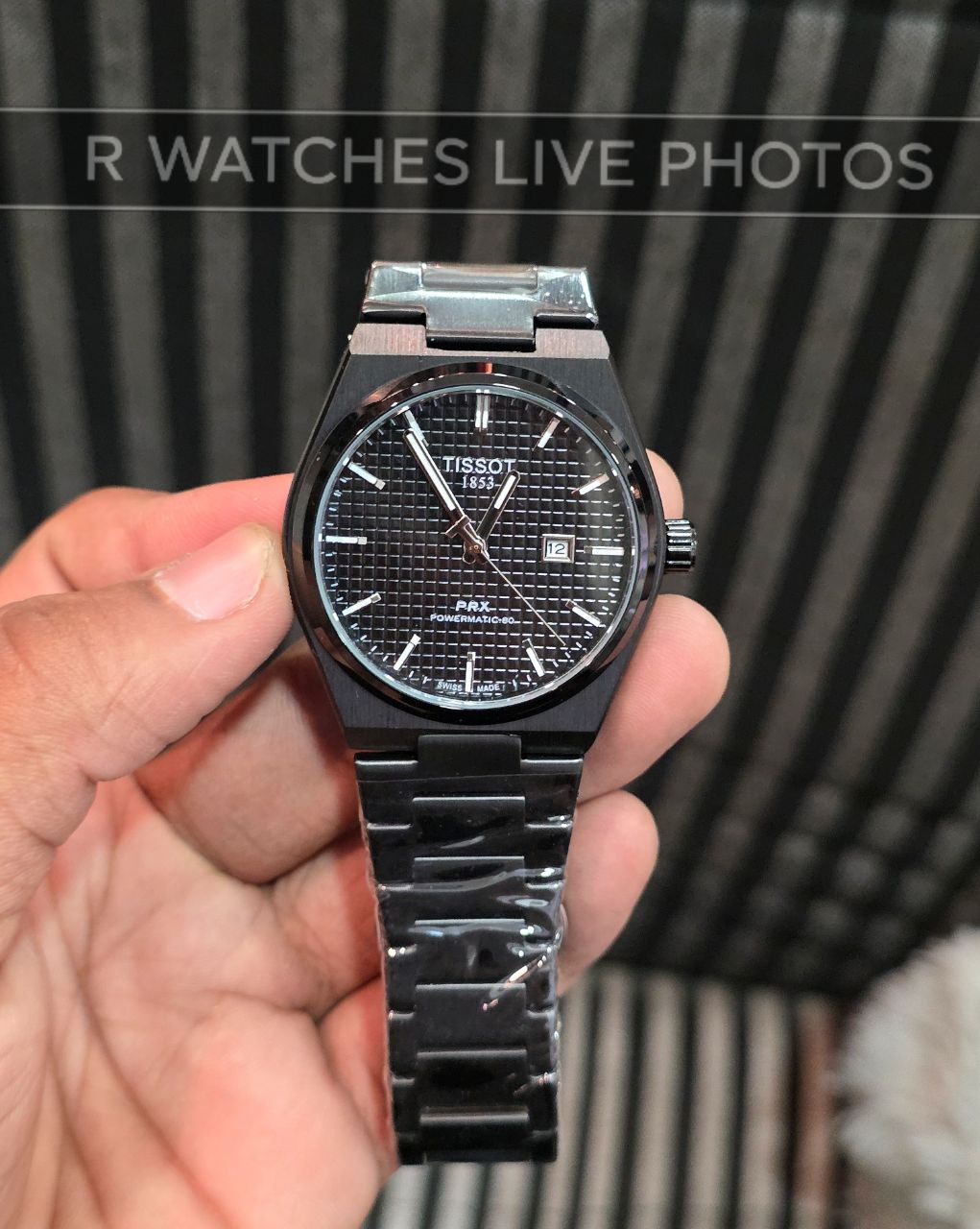 (OS4)⭐ Tissot prx powermatic full black