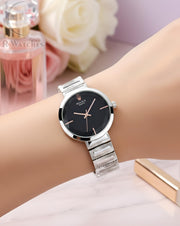(OS)⭐ Rolex girls silver Black