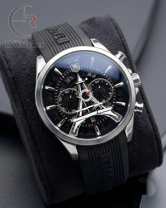 (SS) Tag CR7 Silicon Silver Black