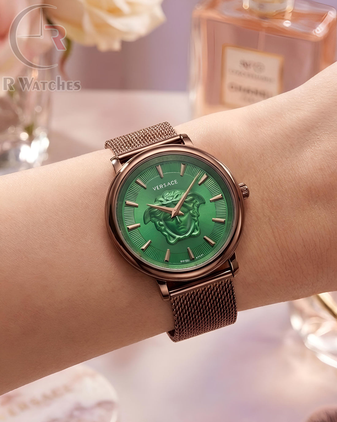 (OS) Versace Girls brown green