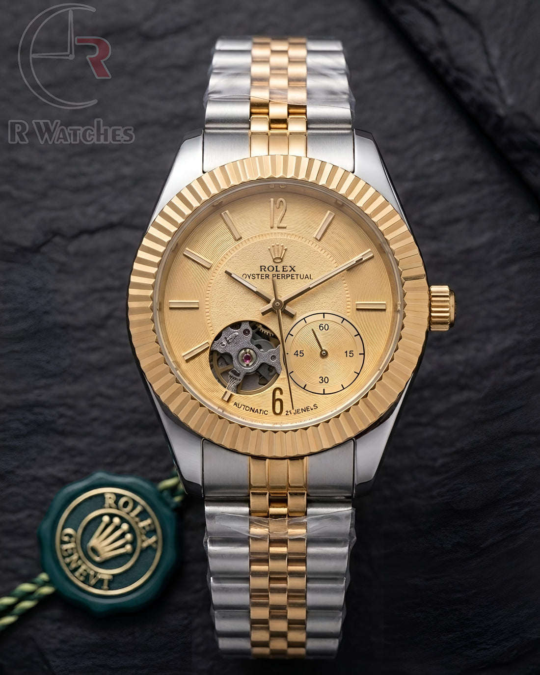 (OS) Rolex Automatic Dual Tone Gold Dial