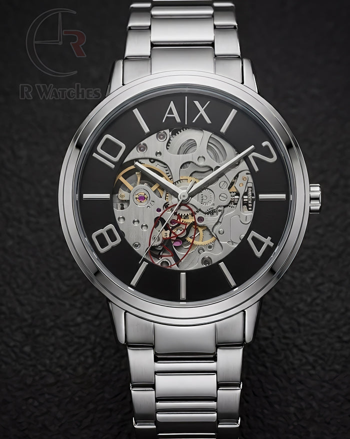 (OS) AX Automatic Silver Black