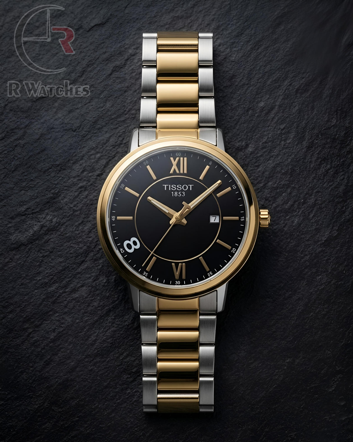 (SS) Tissot Dual Tone Black