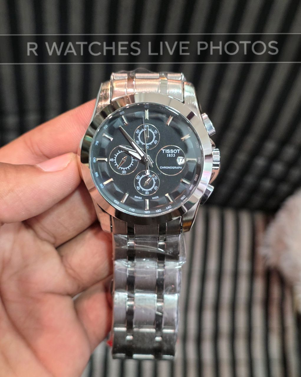 (OS4)⭐ Havey Tissot Silver Black Dial