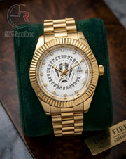 (OS) Rolex Crown Gold White