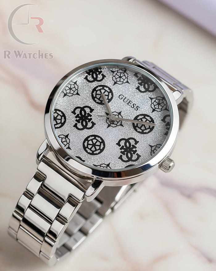 (OS) Guess girls full silver