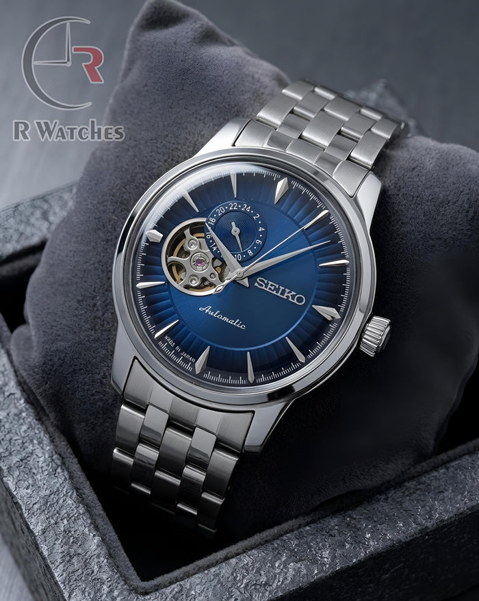 (OS) Seiko Automatic Blue Silver