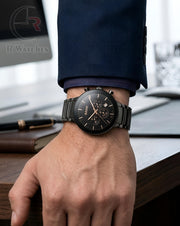 (OS2) Rado Full Black Rose Gold Dial