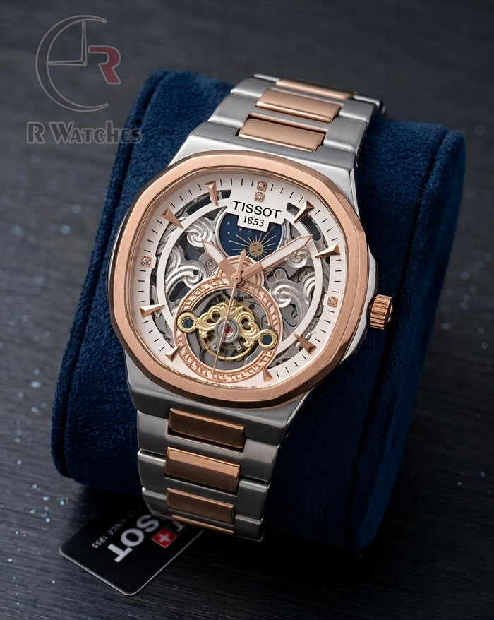 (OS2) Tissot Automatic Rose Gold White