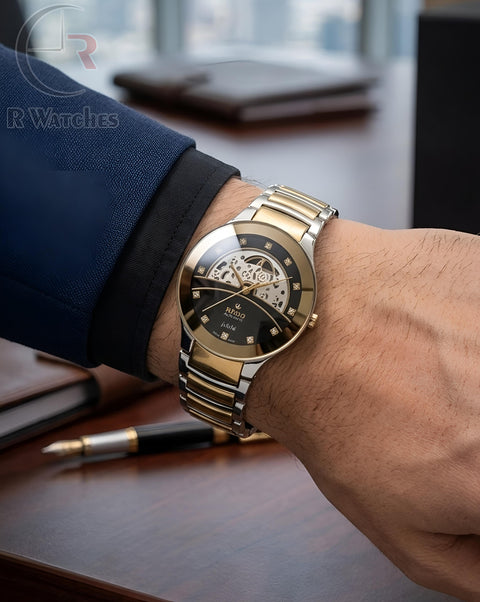 (OS5)⭐ Rado new dual tone black