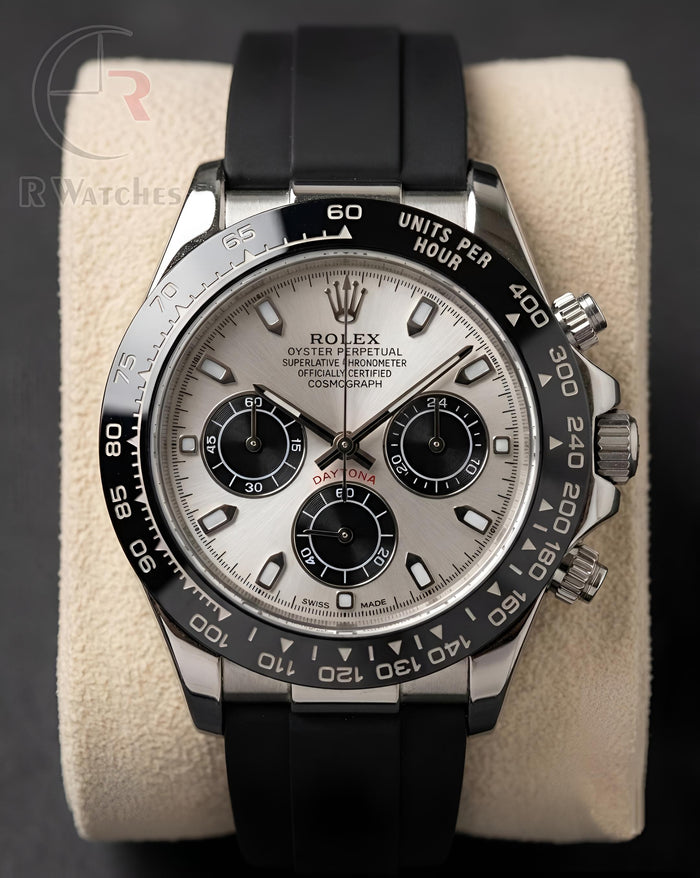 (OS) Rolex Silicon Silver Black