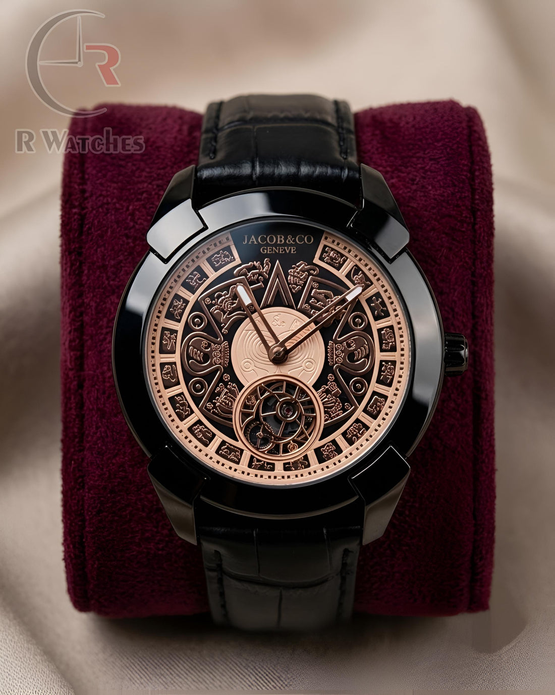 (OS) Jacob & Co Leather Full Black