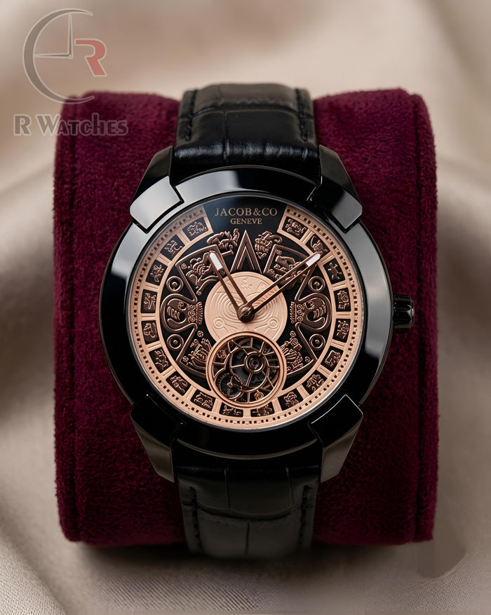 (OS) Jacob & Co Leather Full Black