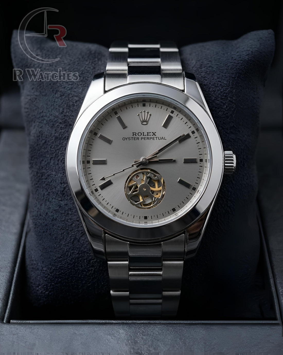 (OS2) Rolex Automatic Grey Silver