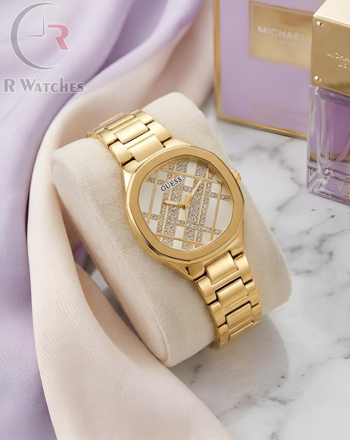 (OS) Guess Girls Gold White
