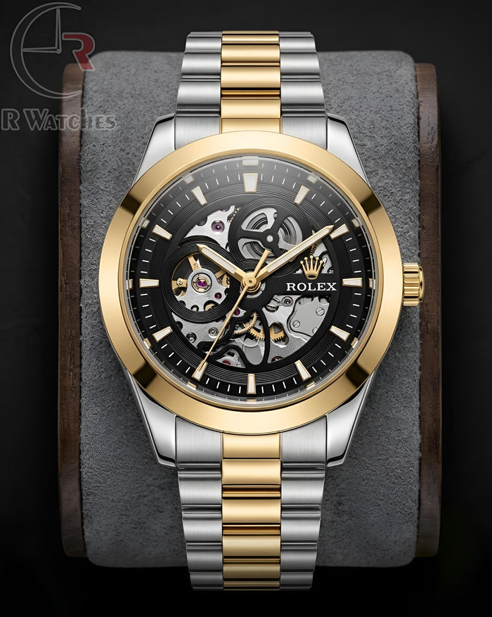 (OS) Rolex Automatic Dual Tone Black