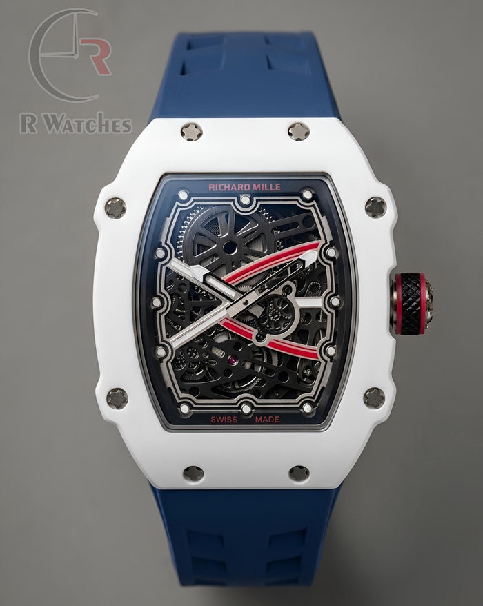 (OS3)⭐ RM Silicon Blue White Dial