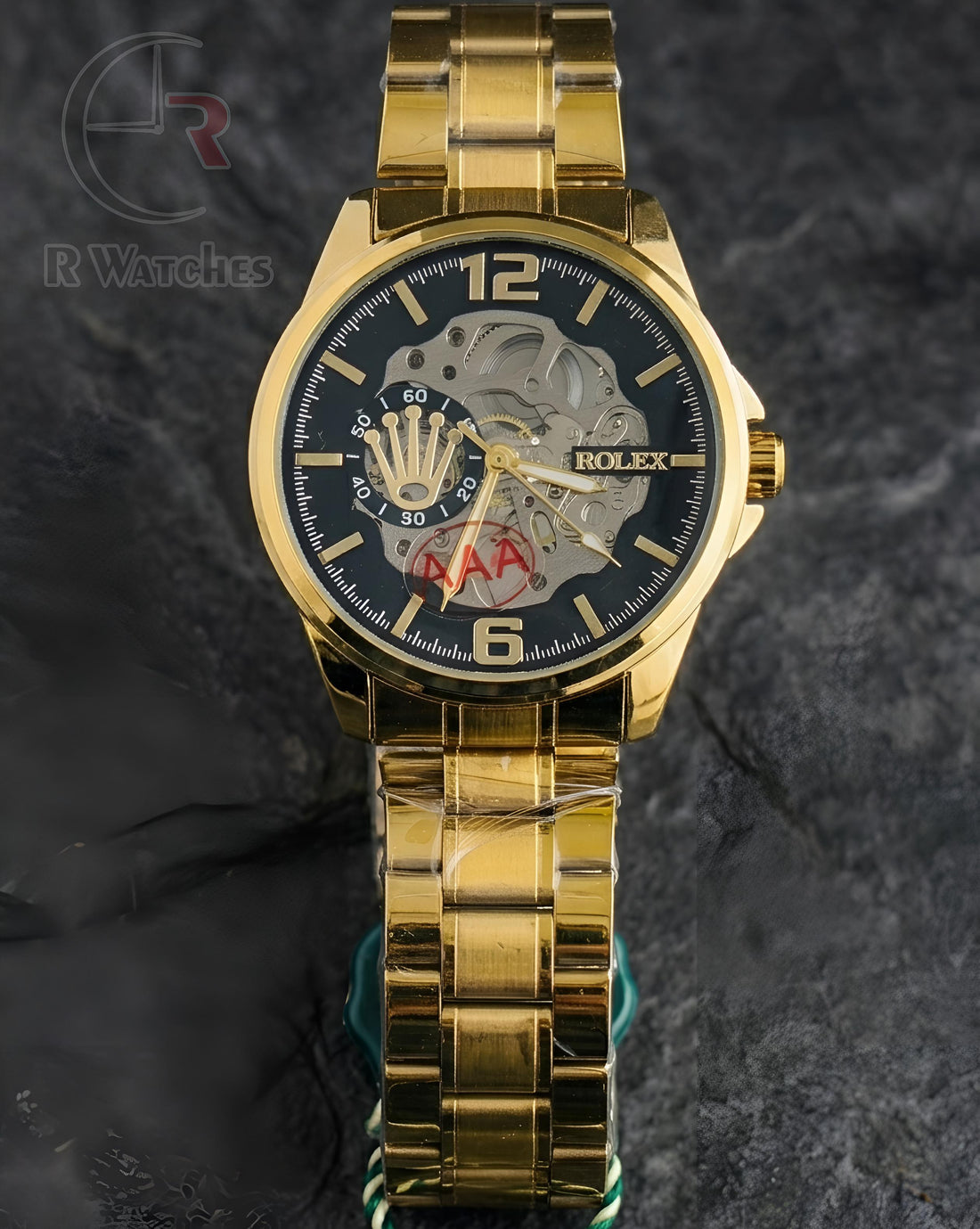 (OS) Rolex Automatic Gold Black
