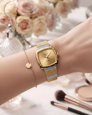 (OS) Rolex Girls Dual Tone Gold