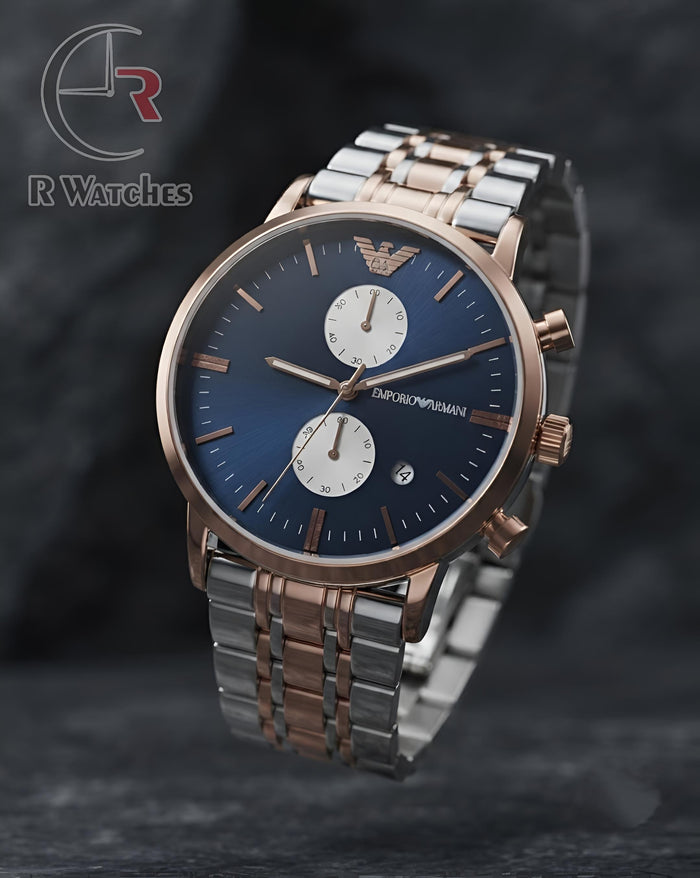 (OS) Armani Blue Rose Gold