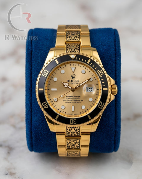 (OS2) Rolex Rajwadi Full Gold