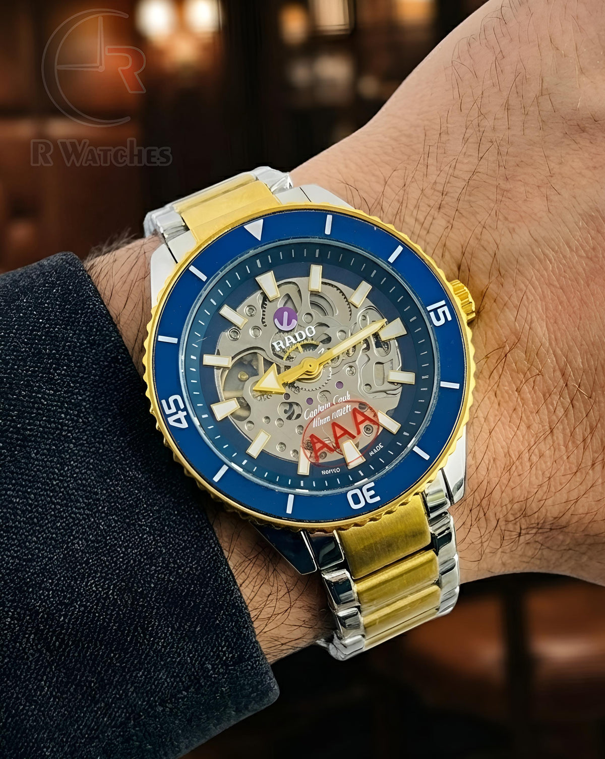 (OS)⭐ Rado Automatic Dual Tone Blue