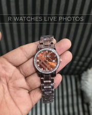 (OS)⭐ Burberry girls full brown dimond