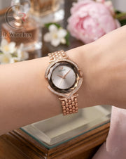 (SS) Swarovski Girls Diamond Rose Gold White