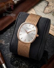 (OS) Patek Philippe Square Rose Gold White