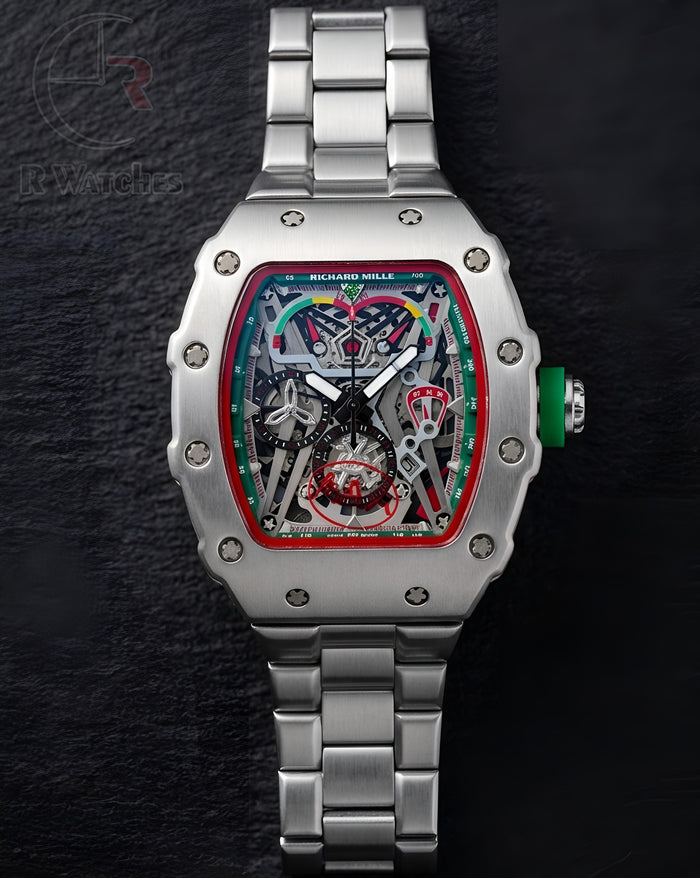 (SS) RM Machinery Silver Red