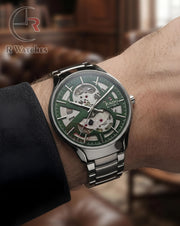 (OS) Rado Automatic Green Silver