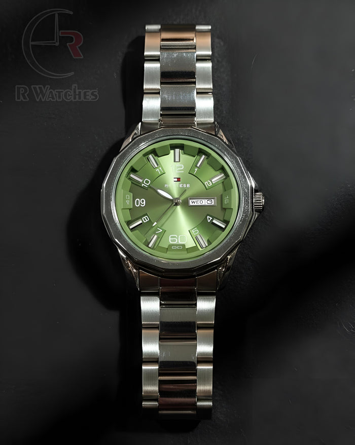 (OS)⭐ Tommy Hilfiger Silver Green