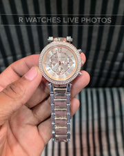 (OS)⭐ MK Girls Rose Gold Pink Dial