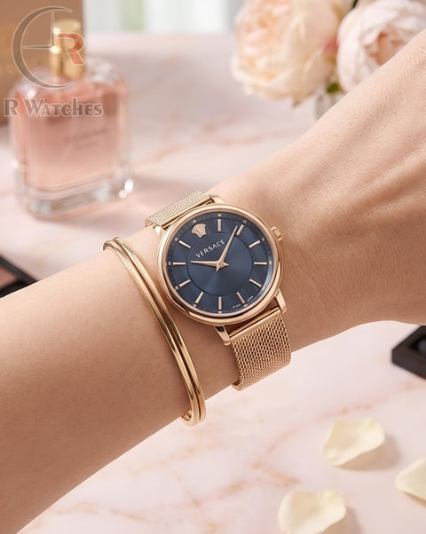 (OS2) Versace Girls Rose Gold Black