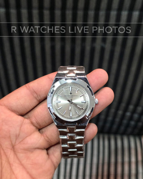 (OS)⭐ Vacheron Constantin silver grey