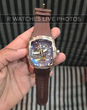 (OS)⭐ Corum automatic silicon brown